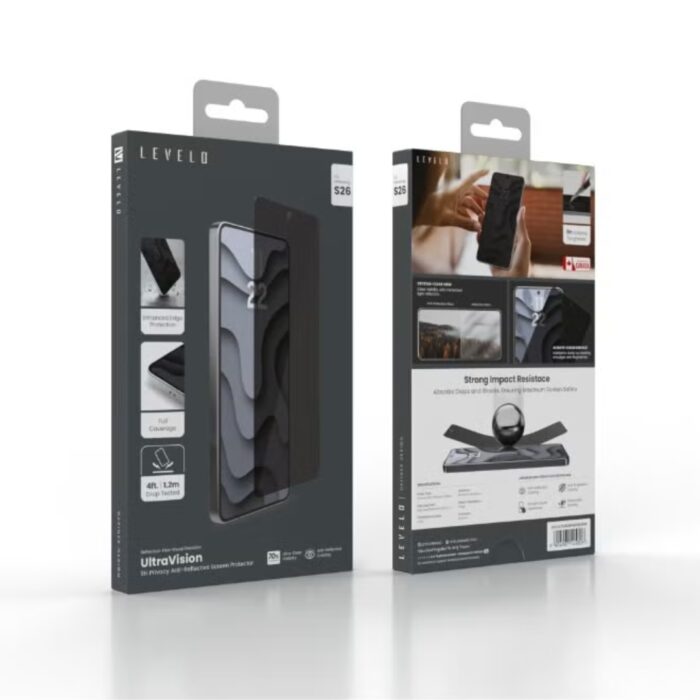 Levelo UltraVision Privacy Screen Protector for Samsung Galaxy S26 Ultra - Image 5