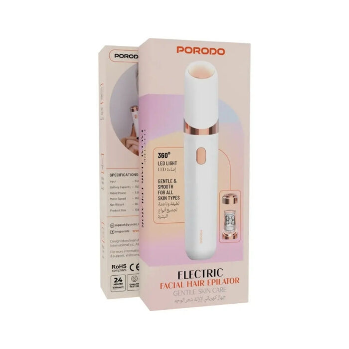 Porodo Electric Facial Hair Epilator - Image 6