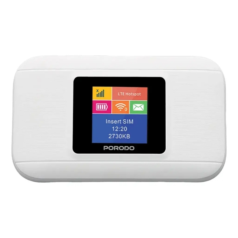 Porodo-Nexfi-3000mAh-4g-LTE-Portable-WiFi-Router-Multi-User-Connection-3.jpg Porodo Nexfi 3000mAh 4g LTE Portable WiFi Router Multi-User Connection - Image 1