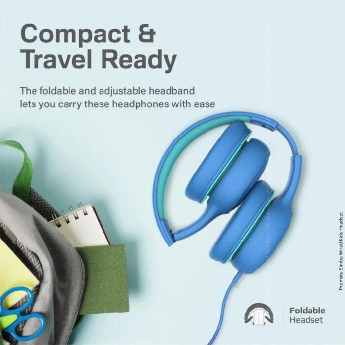 Promate Simba Wired Kids Headset - Image 8