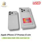 Used Apple iPhone 17 Promax E-sim