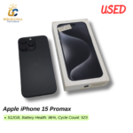 Used Apple iPhone 15 Promax