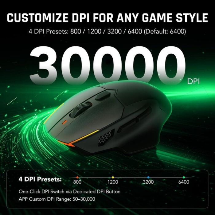 Black Shark Funcooler Wireless Gaming Mouse - Image 5