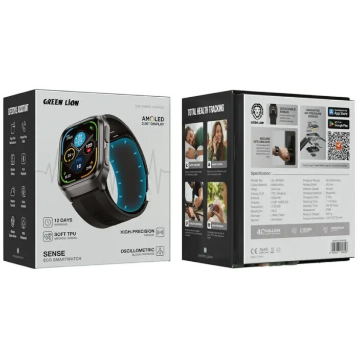 Green Lion Sense ECG Smart Watch - Image 5