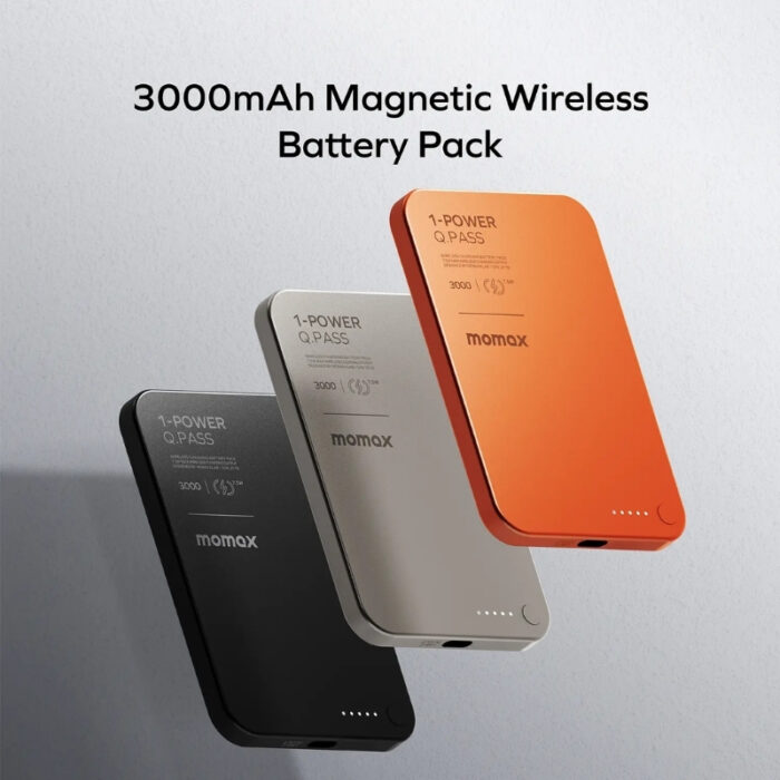 Momax 1-Power Q.Pass 3000mAh Magnetic Wireless Battery Pack - Image 11