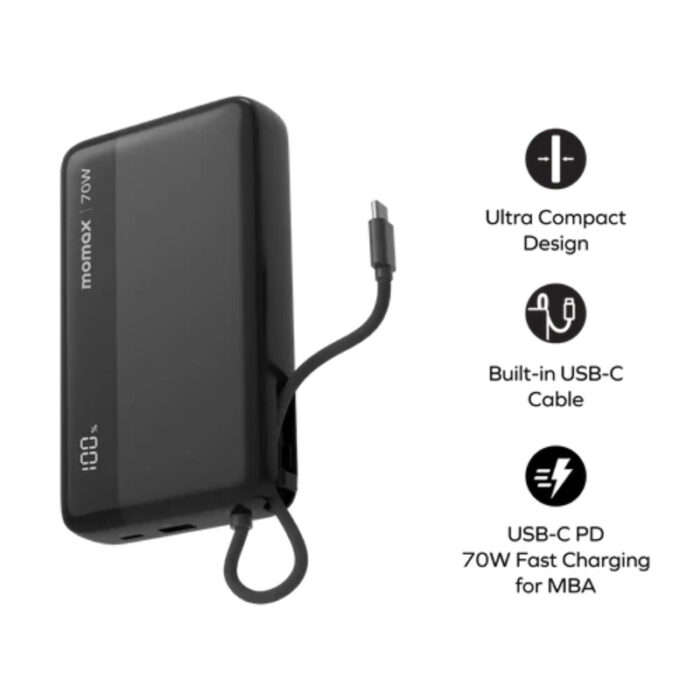 Momax 1-Power Ultra+ Power Bank 70W 20000mAh - Image 7