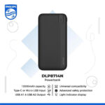 Philips 10000 mAh Power Bank Fast Charging Dual Port - Image 4