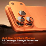 TORRAS AR Anti Reflection Full Coverage Camera Lens Protector for iPhone 17 Pro Max - Image 6