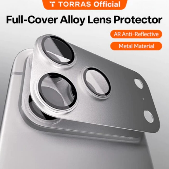 TORRAS AR Anti Reflection Full Coverage Camera Lens Protector for iPhone 17 Pro - Image 2