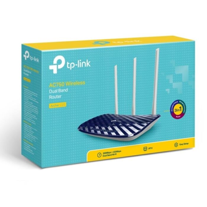 Tp-link Archer C20 AC750 Wireless Dual Band Router - Image 4