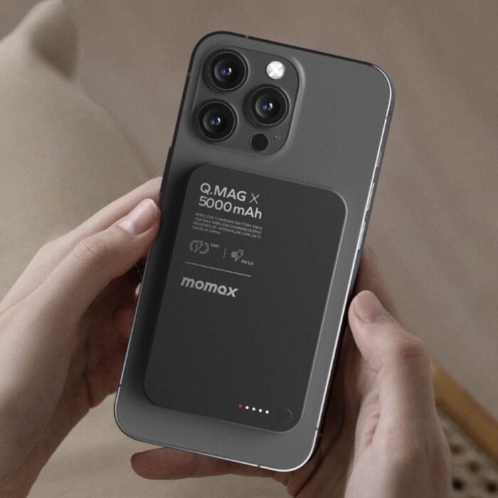 Momax Q Mag X Magnetic Wireless Battery Pack 5000mAh - Image 6