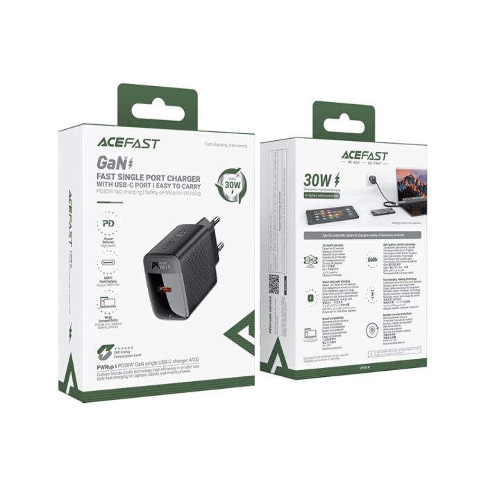 AceFast Fast Charge Wall Charger A102 PD30W GaN - Image 5