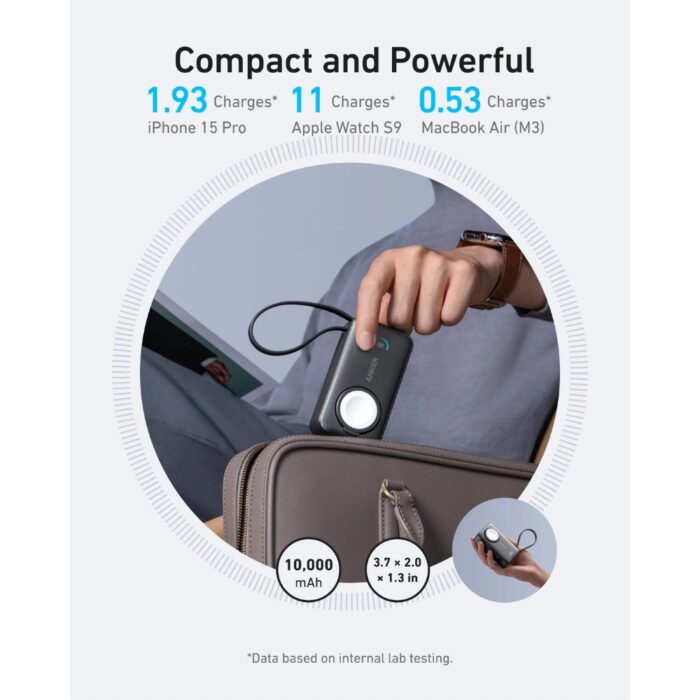 Anker MagGo Power Bank 10K 35W for Apple Watch - Image 6