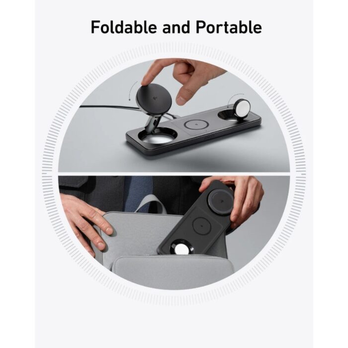 Anker MagGo Wireless Charging Station (3 in 1 Pad) - Image 5