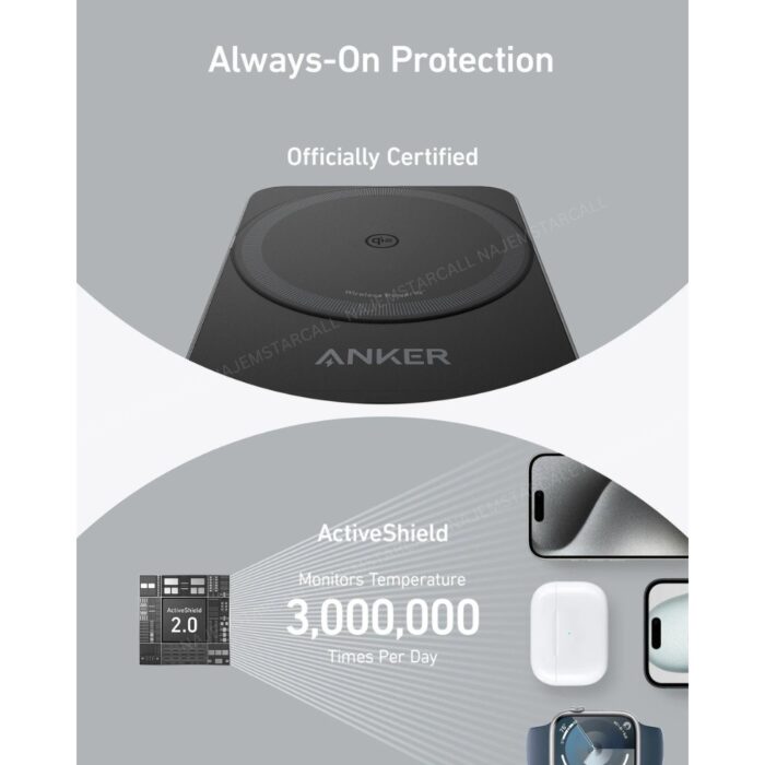 Anker MagGo Wireless Charging Station (Foldable 3-in-1) - Image 9