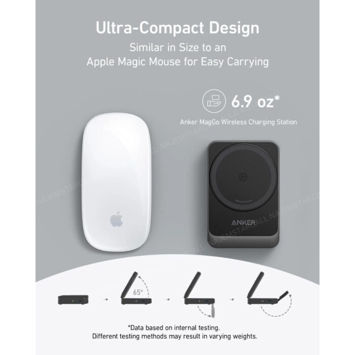 Anker MagGo Wireless Charging Station (Foldable 3-in-1) - Image 5