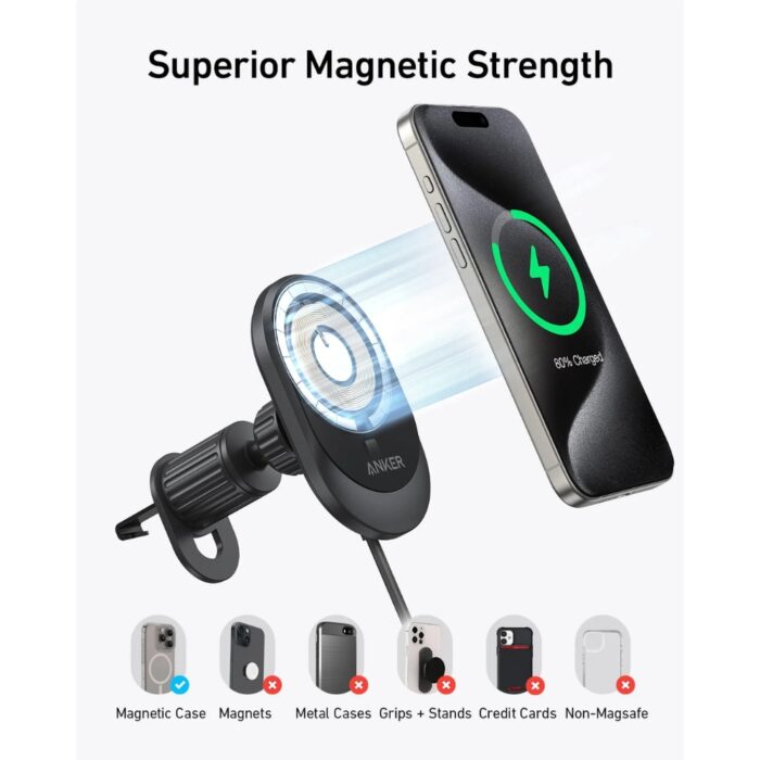 Anker MagSafe Wireless Car Charger Compatible - Image 6