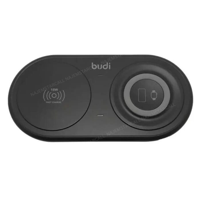 Budi 15W 2 in 1 Wireless Charger Pad - Image 2