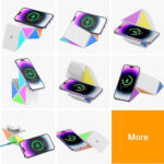 Budi 20W 4 in 1 MagSafe Wireless Charger with Night Light Charging Station - Image 4