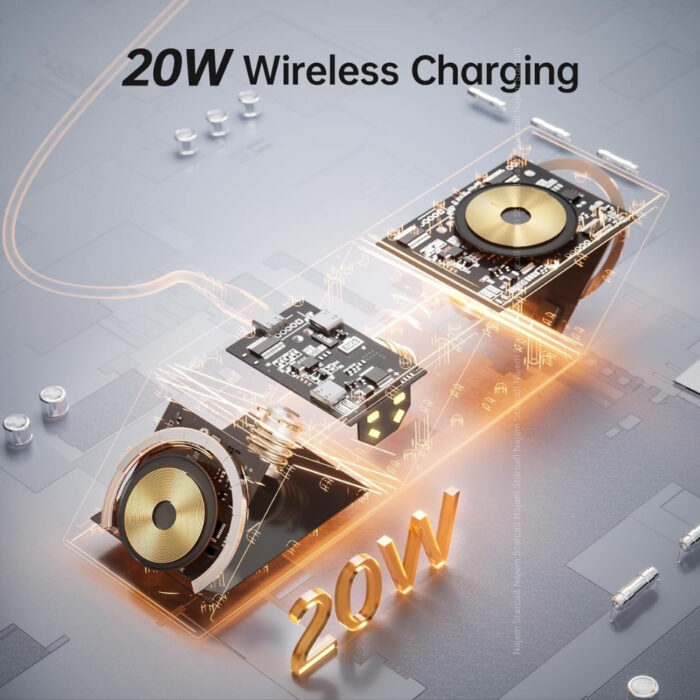Budi 20W 4 in 1 MagSafe Wireless Charger with Night Light Charging Station - Image 2