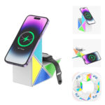 Budi 20W 4 in 1 MagSafe Wireless Charger with Night Light Charging Station