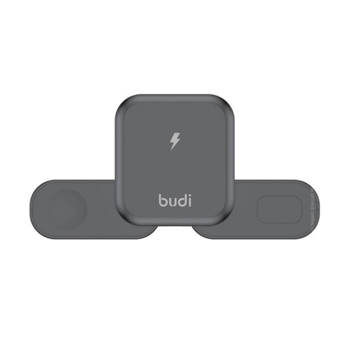 Budi Foldable Magnetic 3 in 1 Wireless Charger - Image 2