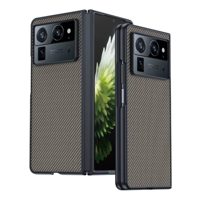 Carbon Fiber Texture Case for Tecno Phantom V Fold 2 - Image 4