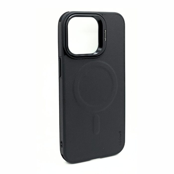 Coblue Magnetic Leather Camera Frame Stand Case for iPhone 15 Pro Max - Image 5