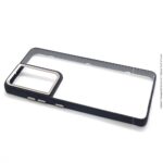 Fashion Transparent Back with Colored Frame Cover - for Samsung S21 and S21 Plus