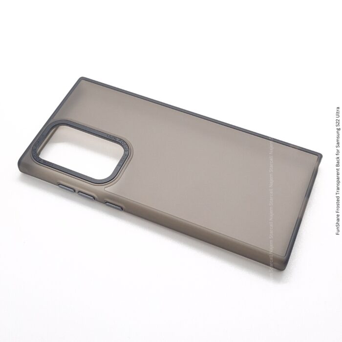 FunShare Frosted Transparent Back Cover for Samsung S22 Ultra - Image 3