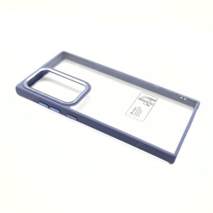 FunShare Transparent Back Cover for Samsung S23 Ultra with Colored Frame - Image 3