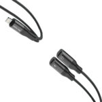 Green Lion 2 In 1 Audio and Charging Splitter Adapter Lightning - Image 2