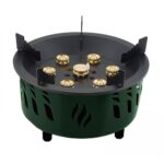 Green Lion 7 Burner Camping Stove With Storage Bag