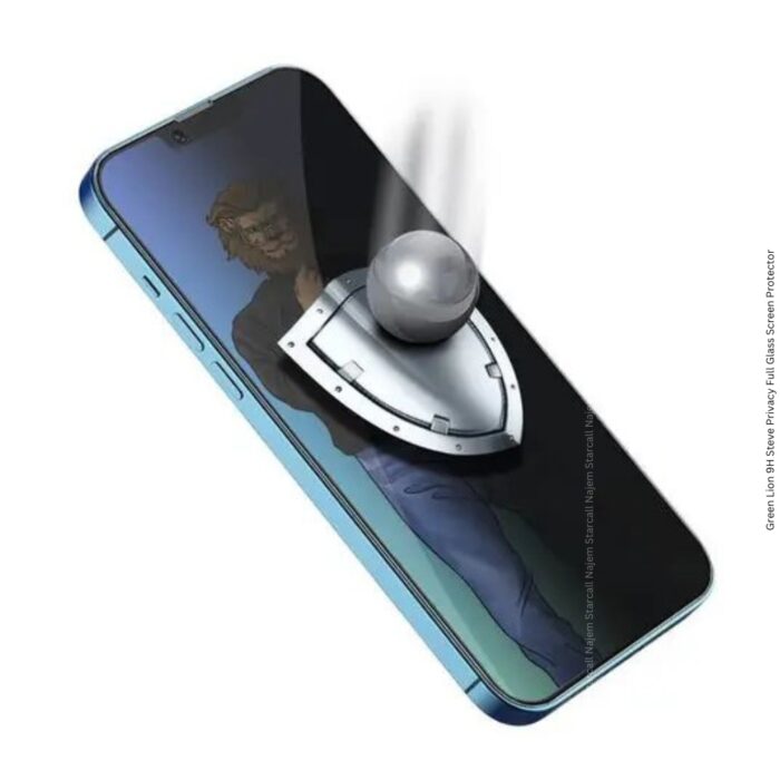 Green Lion 9H Steve Privacy Full Glass Screen Protector for iPhone 13 Pro - Image 2