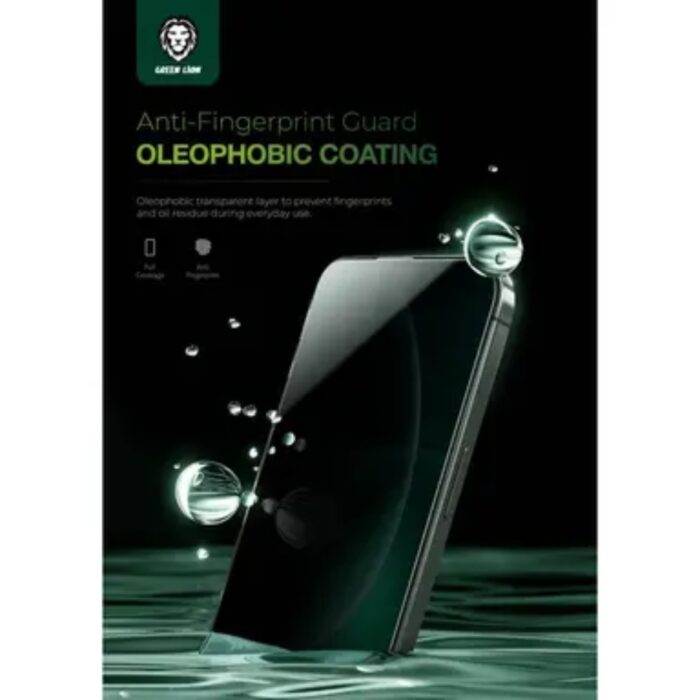 Green Lion 9H Steve Privacy Glass Protector for iPhone 16 Pro Max - Image 4