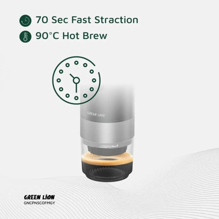 Green Lion Campinas Portable Coffee Maker 80mL - Image 8