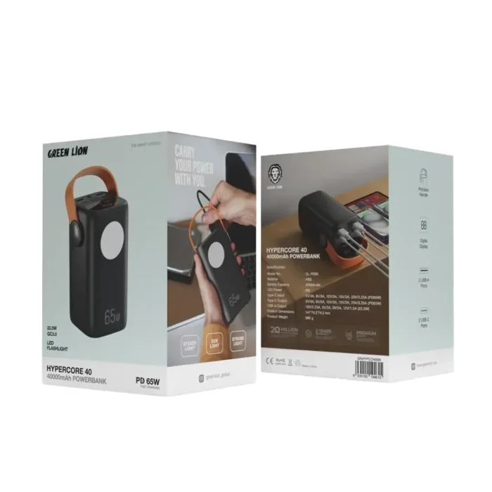 Green Lion Hyper Core 40 Power Bank 40000mAh - Image 3