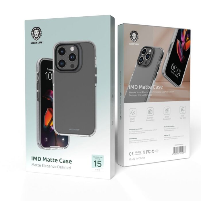 Green Lion IMD Matte Case iPhone 15 Pro Max - Image 4