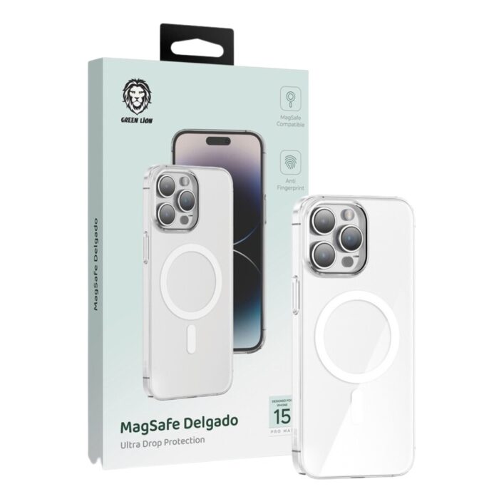 Green Lion MagSafe Delgado Case for iPhone 15 Pro - Image 3