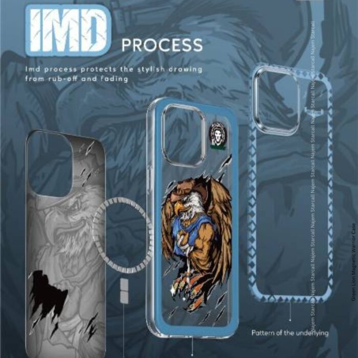 Green Lion Magnetic Warrior Case for iPhone 14 Pro - Image 6