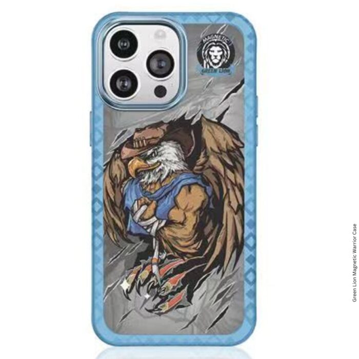 Green Lion Magnetic Warrior Case for iPhone 14 Pro - Image 3