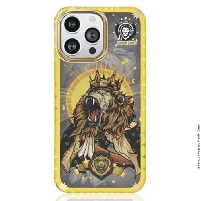 Green Lion Magnetic Warrior Case for iPhone 14 Pro - Image 5