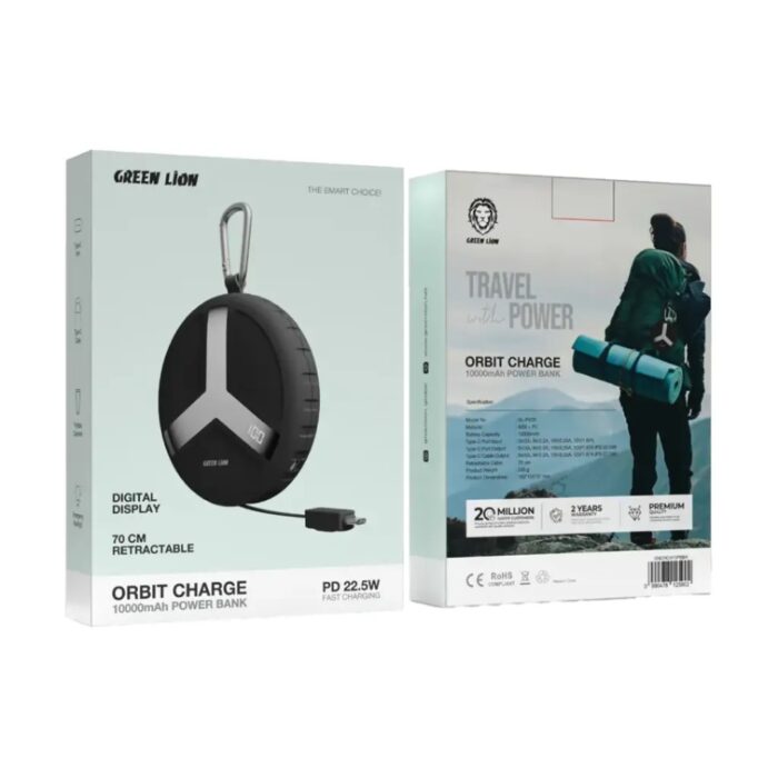 Green Lion Orbit Charge 10000mAh Power Bank - Image 2