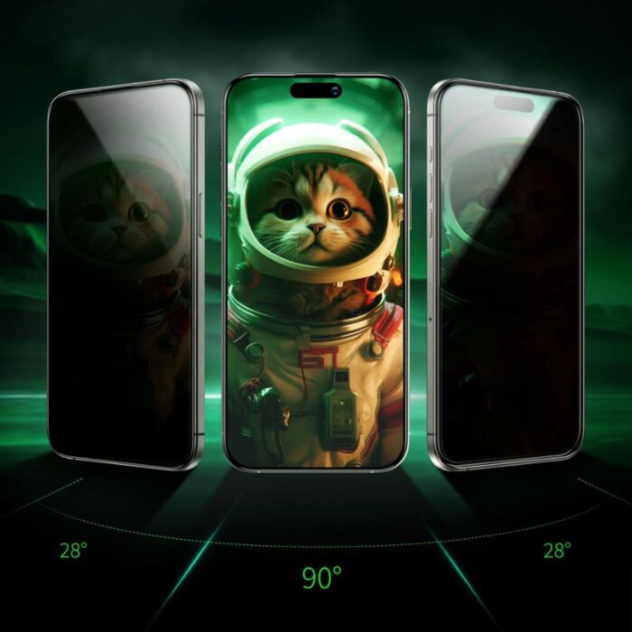 Green Lion Picasso 3D Privacy Glass for iPhone 16 - Image 2