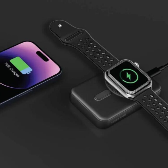 Green Lion Prague MagSafe 10000mAh Power Bank with Apple Watch Charger - Image 4