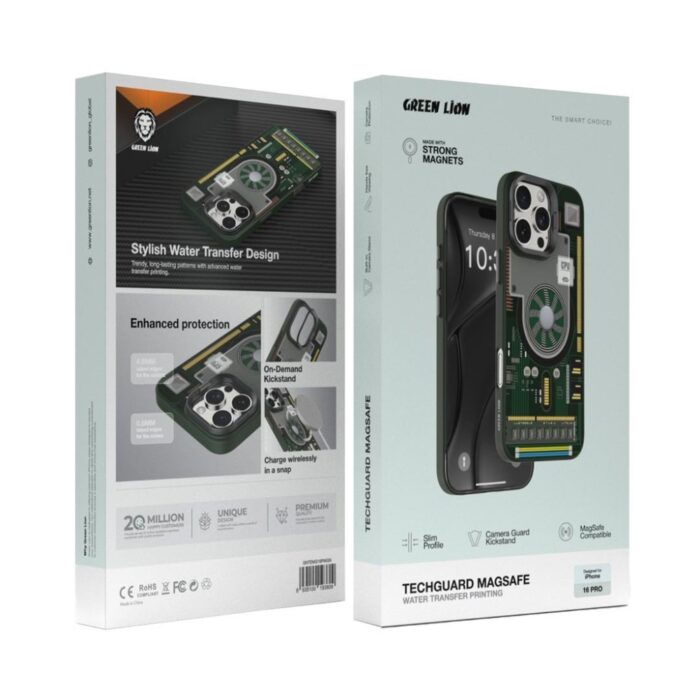 Green Lion Techguard MagSafe Case For iPhone 16 Pro - Image 2