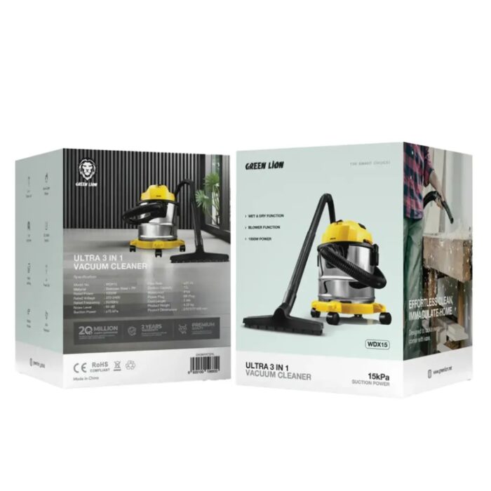 Green Lion Ultra 3 In 1 Vacuum Cleaner 12L - Image 2