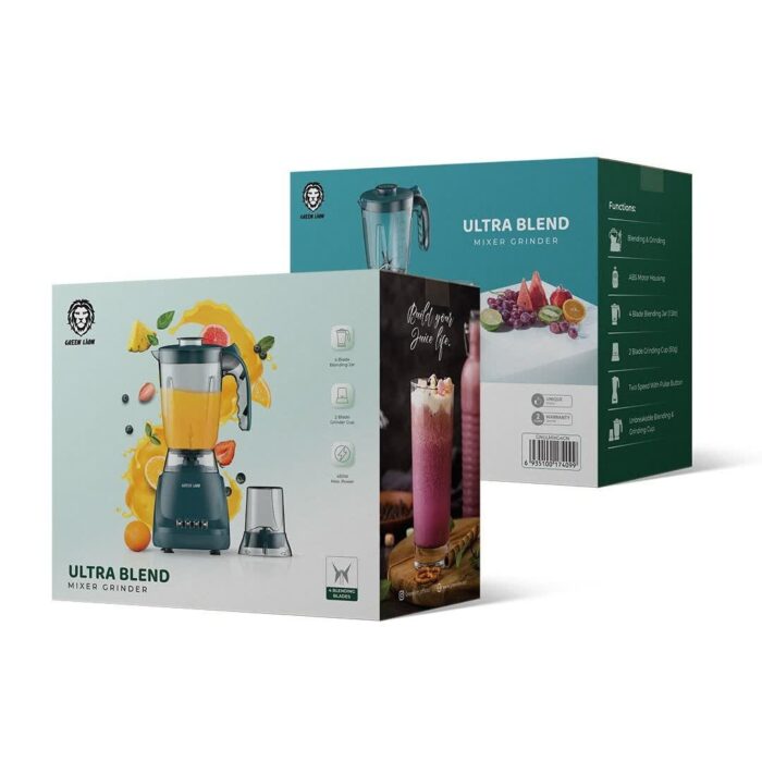 Green Lion Ultra Blend Mixer Grinder 450W 1500ml - Image 2