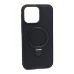 Henks Gripp Magnetic Kickstand Leather Case for iPhone 15 Pro Max