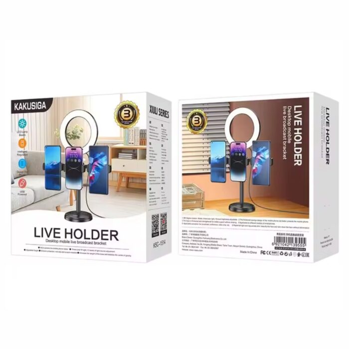 Kakusiga Portable Selfie Stick Live Desktop Holder KSC-1514 - Image 4